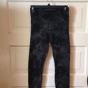 Lululemon Align Pant II 25" High Rise Incognito Camo Womens Size 12 Gray EUC